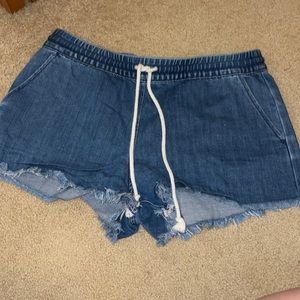 Aerie denim shorts
